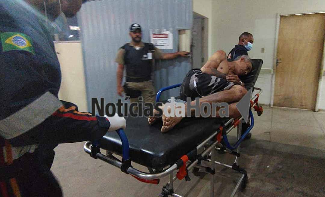 Homem é encontrado ferido após agressão na BR-364, próximo ao bairro Santa Inês, em Rio Branco