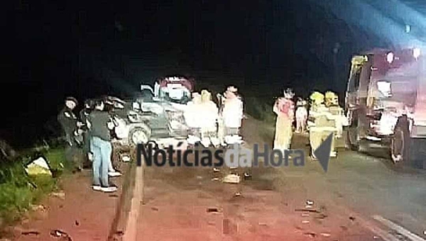 Tragédia na BR-364: família a caminho de São Paulo sofre acidente; mulher morre e dois ficam gravemente feridos