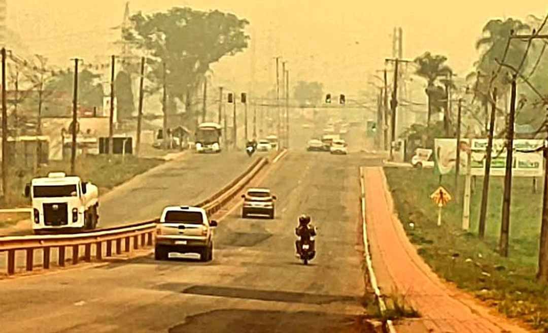 Acre registra queda expressiva em queimadas, mas Rio Branco ainda lidera ranking de poluição do ar