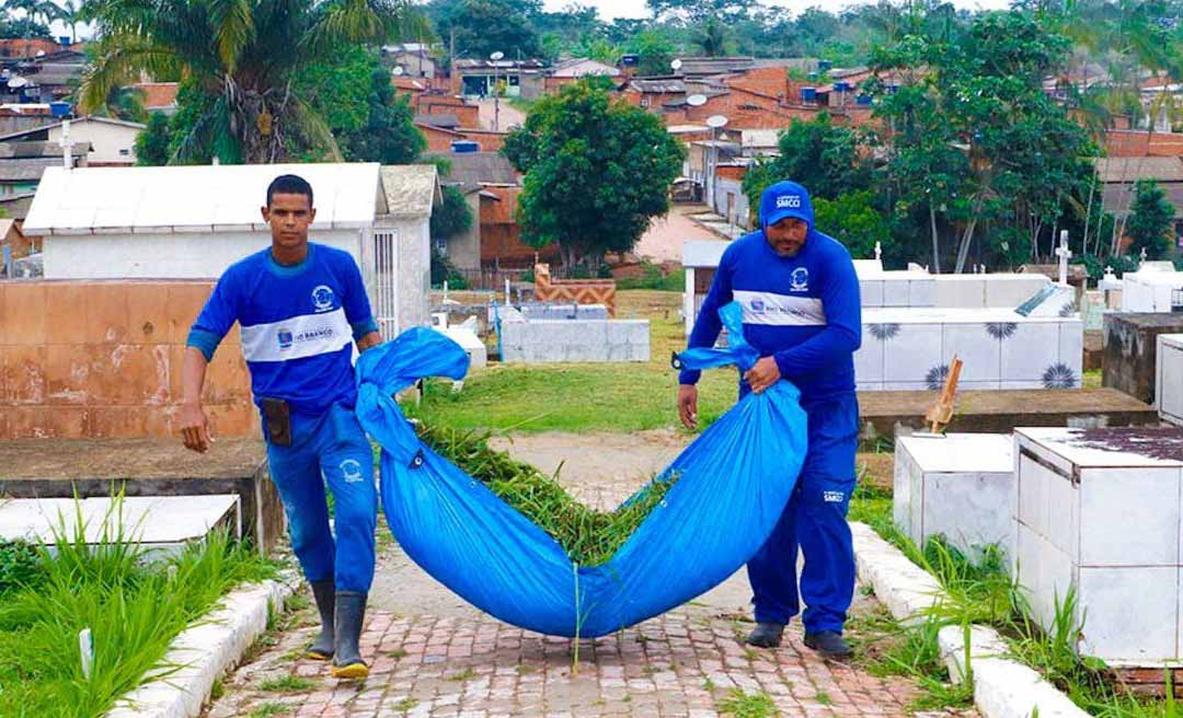 Prefeitura de Rio Branco abre crédito suplementar de R$ 3,3 milhões para reforçar serviços de limpeza urbana e manutenção de cemitérios
