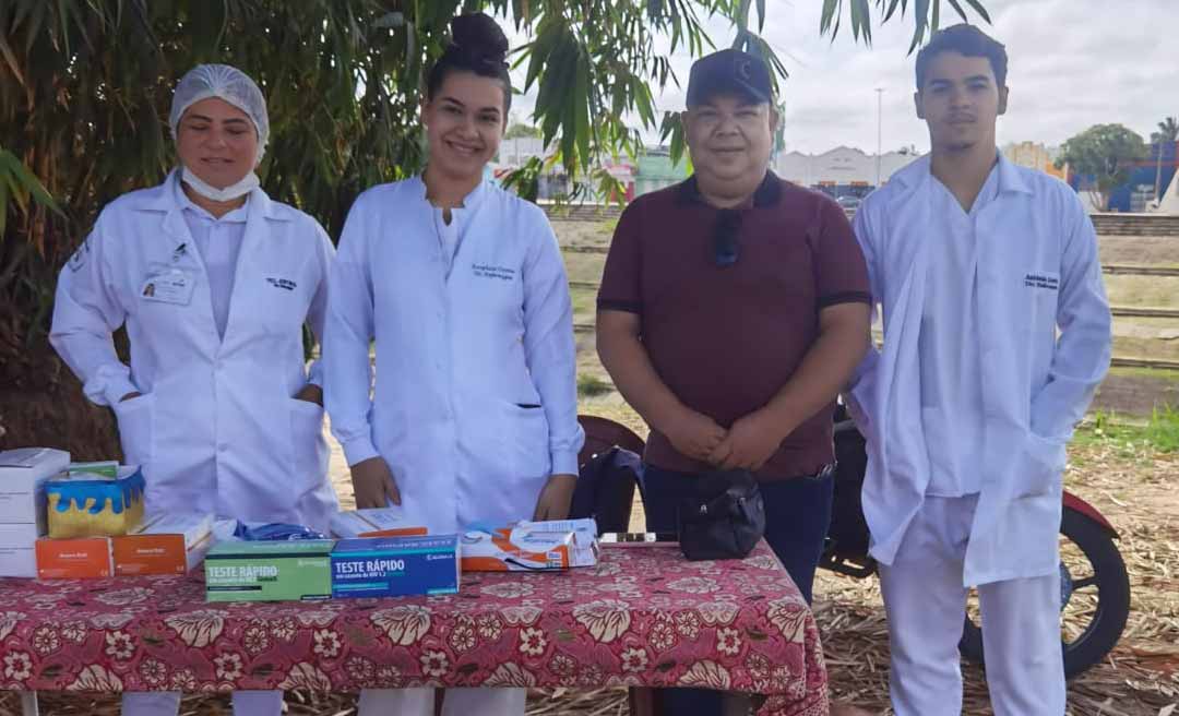 Parceria entre a Semsa e a Superintendência Federal da Pesca no Acre leva atendimento em saúde a pescadores