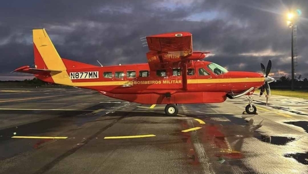 Corpo de Bombeiros do Acre ganha aeronave para reforço em emergência, apoio logístico e salvamento