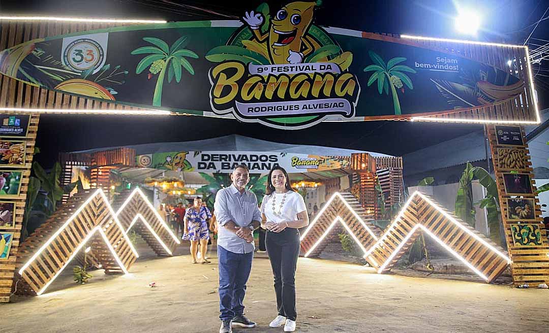 Mailza prestigia 9º Festival da Banana e destaca fortalecimento da produção e da cultura em Rodrigues Alves