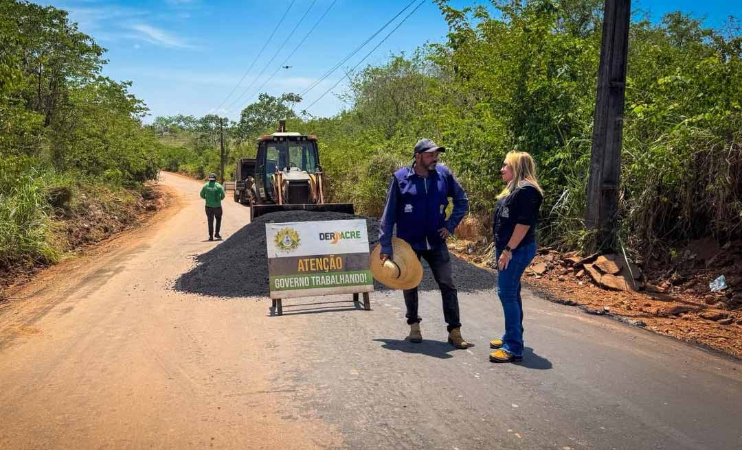 Deracre inicia recuperação da Estrada do Quixadá e beneficia 500 famílias da comunidade