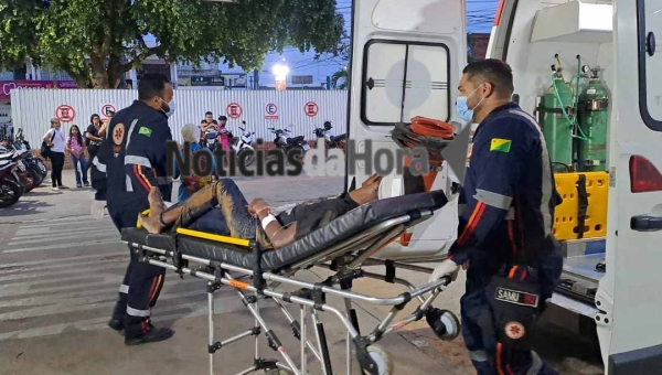 Homem é acordado a pauladas e espancado em via pública no bairro Triângulo Novo, Segundo Distrito de Rio Branco