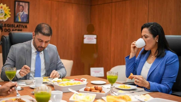 Vice-governadora Mailza reforça parceria com a Assembleia durante visita ao presidente da instituição