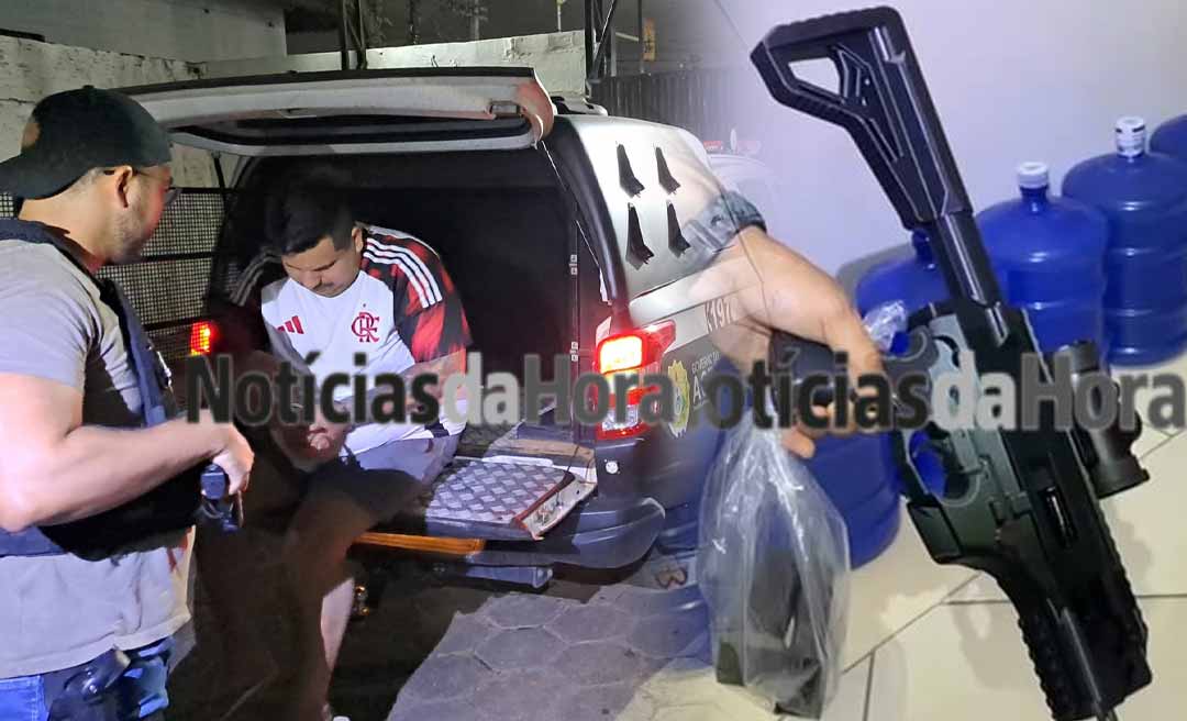 Polícia Civil prende líder de facção com arma de uso restrito em operação no Segundo Distrito de Rio Branco