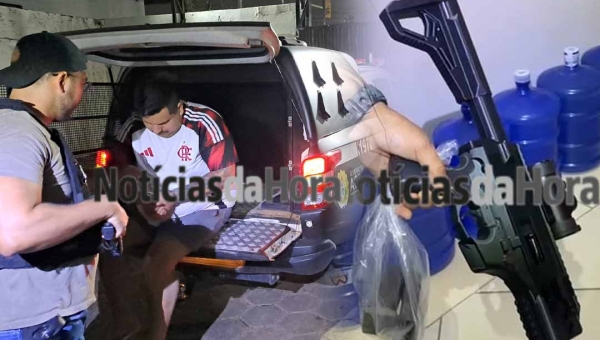 Polícia Civil prende líder de facção com arma de uso restrito em operação no Segundo Distrito de Rio Branco