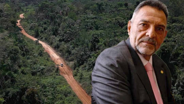 Deputado do Acre é acusado de abrir ilegalmente ramal e ‘invadir’ terra indígena para beneficiar propriedade da família