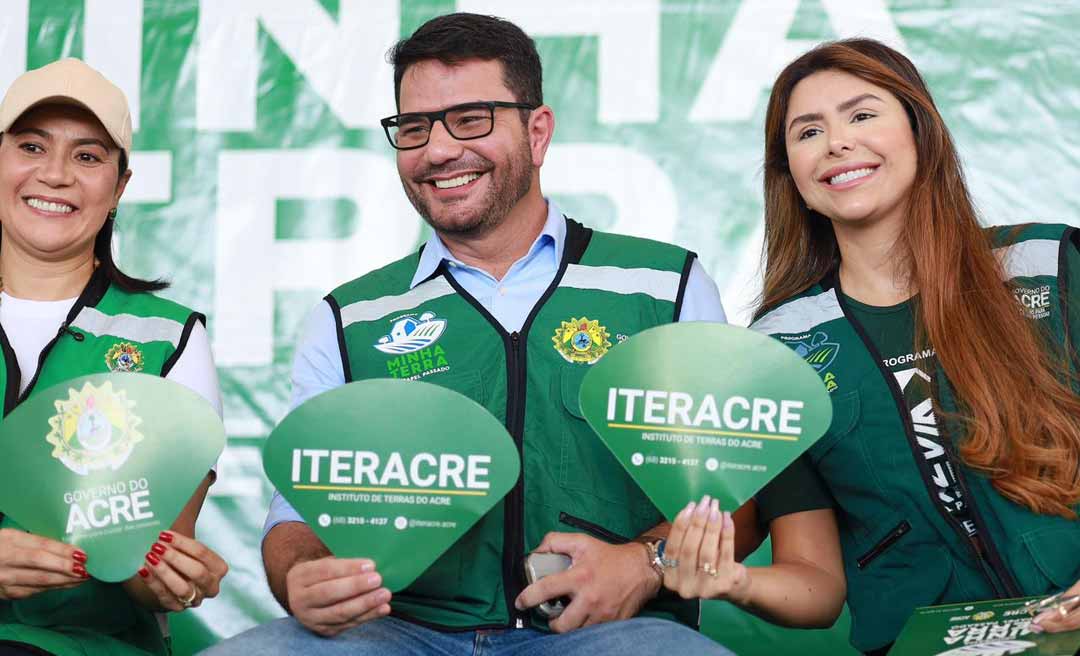 Governo do Acre, por meio do Iteracre, ultrapassa meta de 2023 e entrega mais de 3.700 títulos de terra em menos de 20 dias