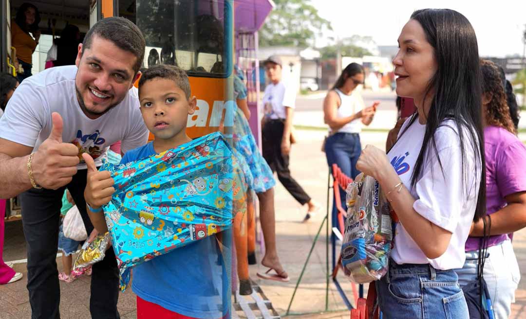 União por um bem maior: Moacir Júnior e Taiane Santos celebram o Dia das Crianças com solidariedade