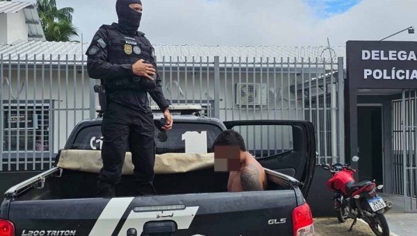 Equipe da Polícia Civil cumpre mandado de prisão contra condenado por estupro de vulnerável em Mâncio Lima