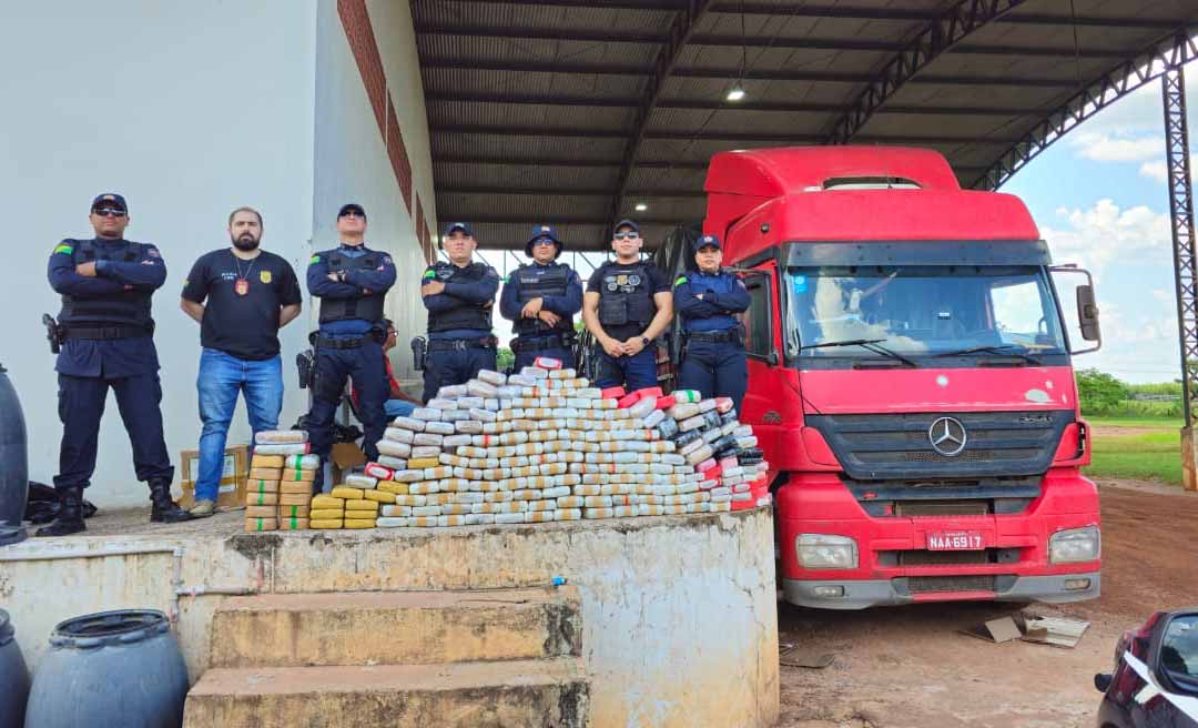 Operação integrada das forças de segurança na Tucandeira resulta na apreensão de mais de 200 kg de drogas