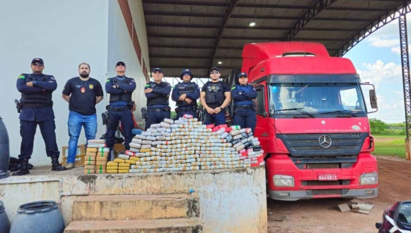 Operação integrada das forças de segurança na Tucandeira resulta na apreensão de mais de 200 kg de drogas