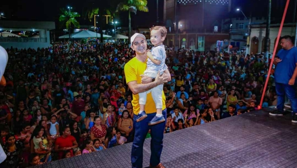 Zequinha Lima celebra Dia das Crianças com grande evento em Cruzeiro do Sul