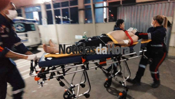 Acidente de trabalho deixa homem em estado grave após cair de aproximadamente cinco metros no bairro Vila Acre