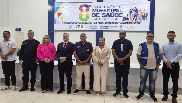 Deputado Clodoaldo Rodrigues anuncia R$ 1,5 milhão em emenda para a saúde de Porto Acre durante a 8ª Conferência Municipal de Saúde