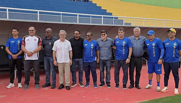 No Florestão, Jorge Viana revive memórias e reafirma compromisso com o futebol acreano