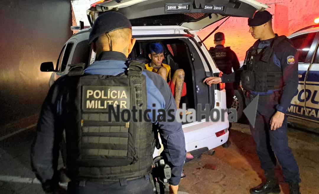 Força Tática do 2º Batalhão age rápido e prende quadrilha de organização criminosa com armas e veículo roubado de motorista de aplicativo