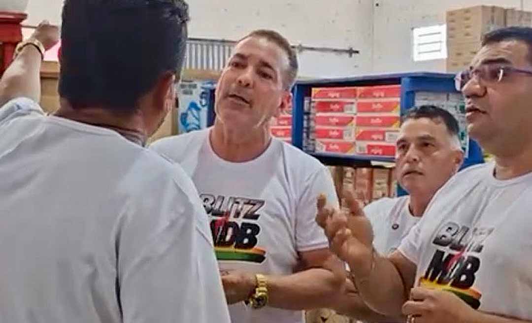 Quase deu porrada! Vereadores batem boca com funcionário da prefeitura de Rio Branco durante fiscalização em galpão