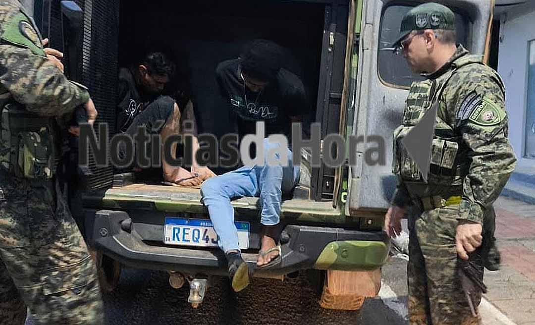 Dupla é presa com armas de fogo durante operação coordenada pela SEJUSP em Assis Brasil