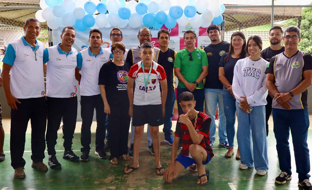 Programa TEAtivo é lançado na Apae Rio Branco; ação promove inclusão de crianças e jovens com autismo por meio do esporte