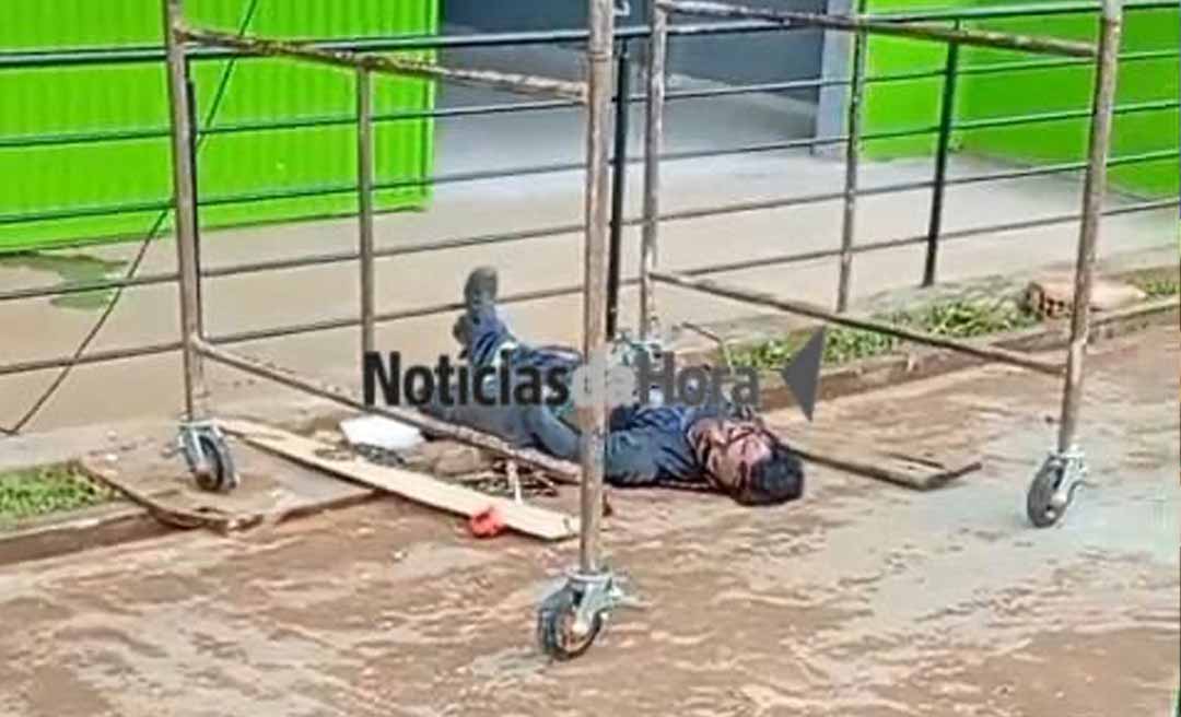 Operário morre e outro fica em estado gravíssimo após descarga elétrica na BR-364, em Rio Branco