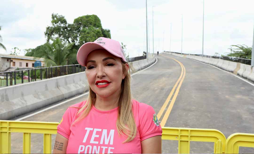 “É maravilhoso ver a gratidão das pessoas em receber essa obra”, diz presidente do Deracre durante a entrega da Ponte da Sibéria