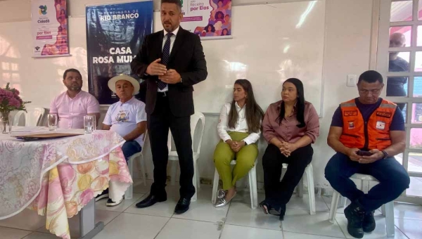 Casa Rosa Mulher, em Rio Branco, recebe doação da Receita Federal para fortalecer ações de acolhimento e autonomia feminina 