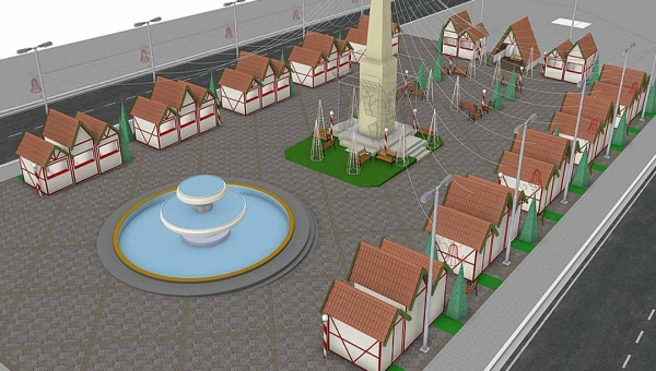 Decoração de fim de ano em Rio Branco e Cruzeiro do Sul vai custar R$ 2,5 milhões com direito a Vila Natalina