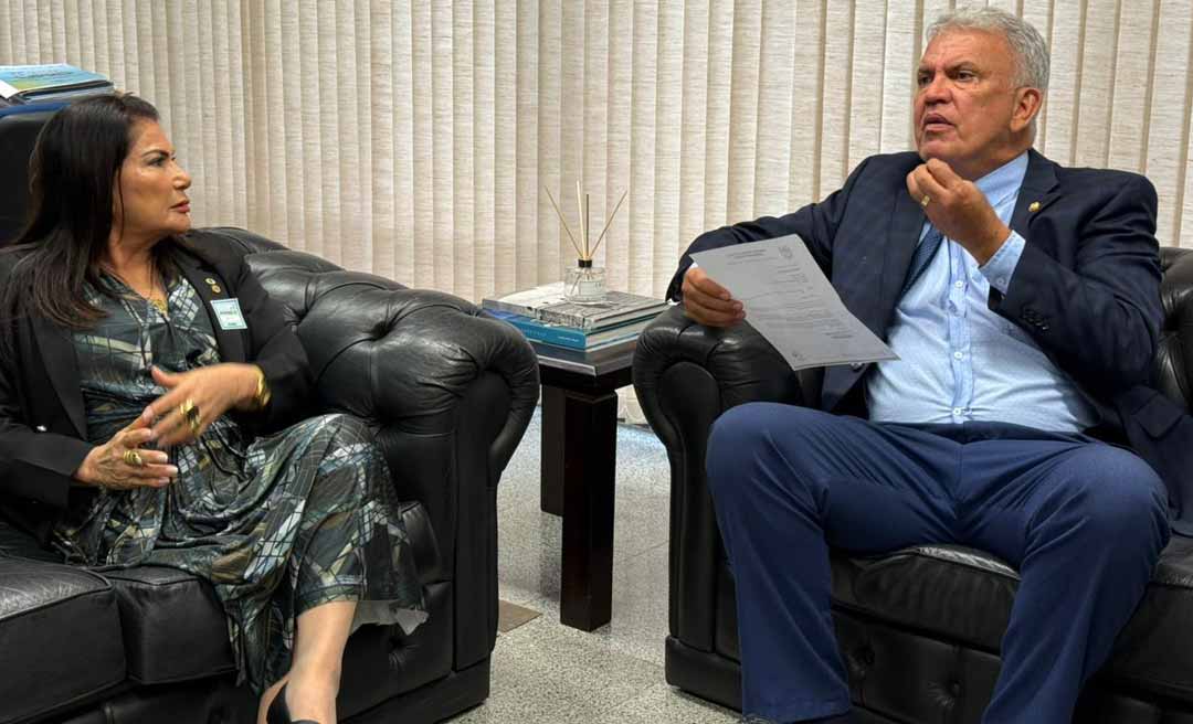 Deputada Antonia Sales defende volta de voos entre Acre e Ucayali em agenda em Brasília