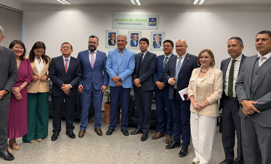 Petecão reúne parlamentares do Brasil e do Peru para avançar em integração econômica e rotas logísticas pelo Acre