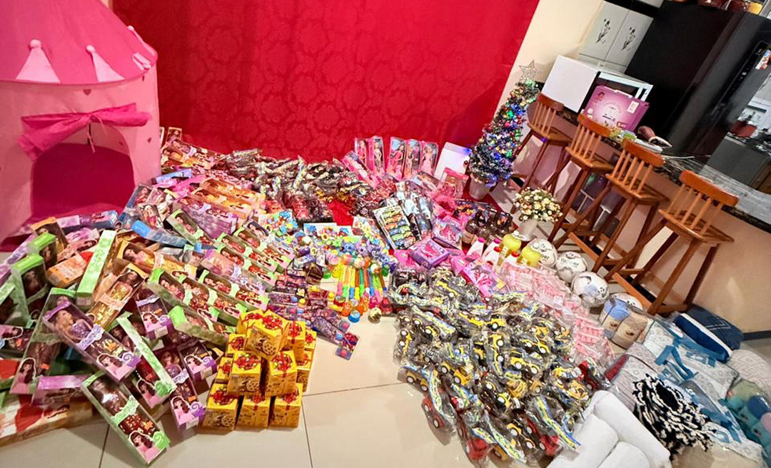 Natal Solidário: vereadora Veinha do Valmar arrecada doações para zona urbana e rural de Tarauacá