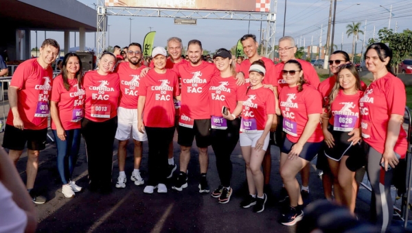 Vice-governadora Mailza prestigia 3ª Corrida do Ifac, que une esporte e solidariedade em apoio ao Hospital da Criança e Natal dos Correios