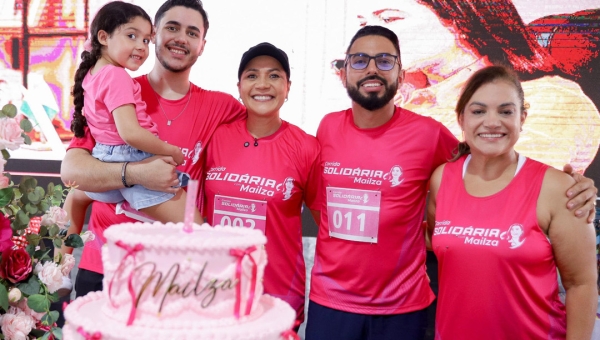 Mailza arrecada mais de 2 mil brinquedos para crianças com Corrida Solidária