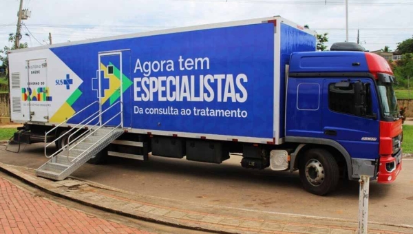 Brasileia recebe carreta do Agora Tem Especialistas com atendimentos de ginecologia e mastologia