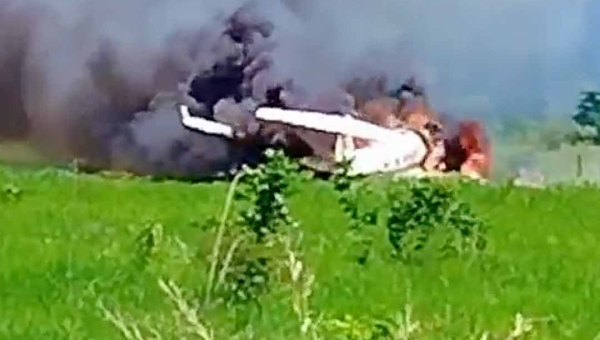 Avião com vereador e deputado federal de Porto Velho cai próximo ao distrito de Extrema e mobiliza equipes de resgate