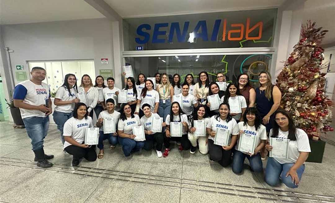 SENAI forma turma inédita com mais de 20 mulheres no curso de Eletricista de Redes, em parceria com a Energisa 