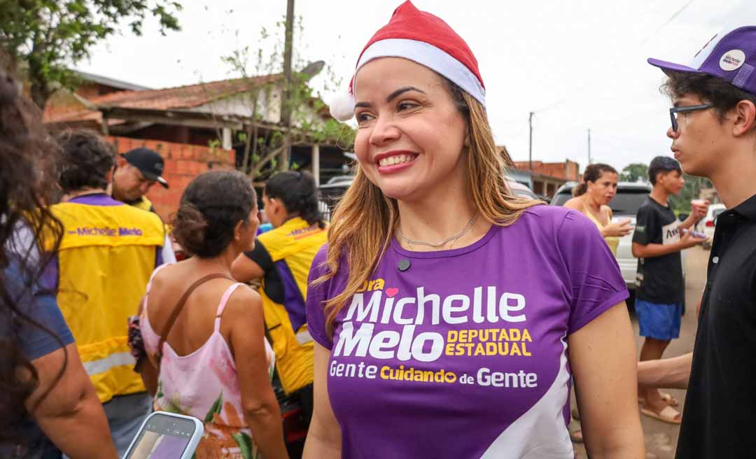 Deputada Dra. Michelle Melo distribui sopa e brinquedos em ação natalina em Rio Branco