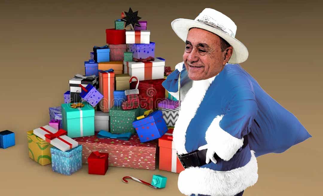 O Papai Noel amoleceu o coração do nosso prefeito?
