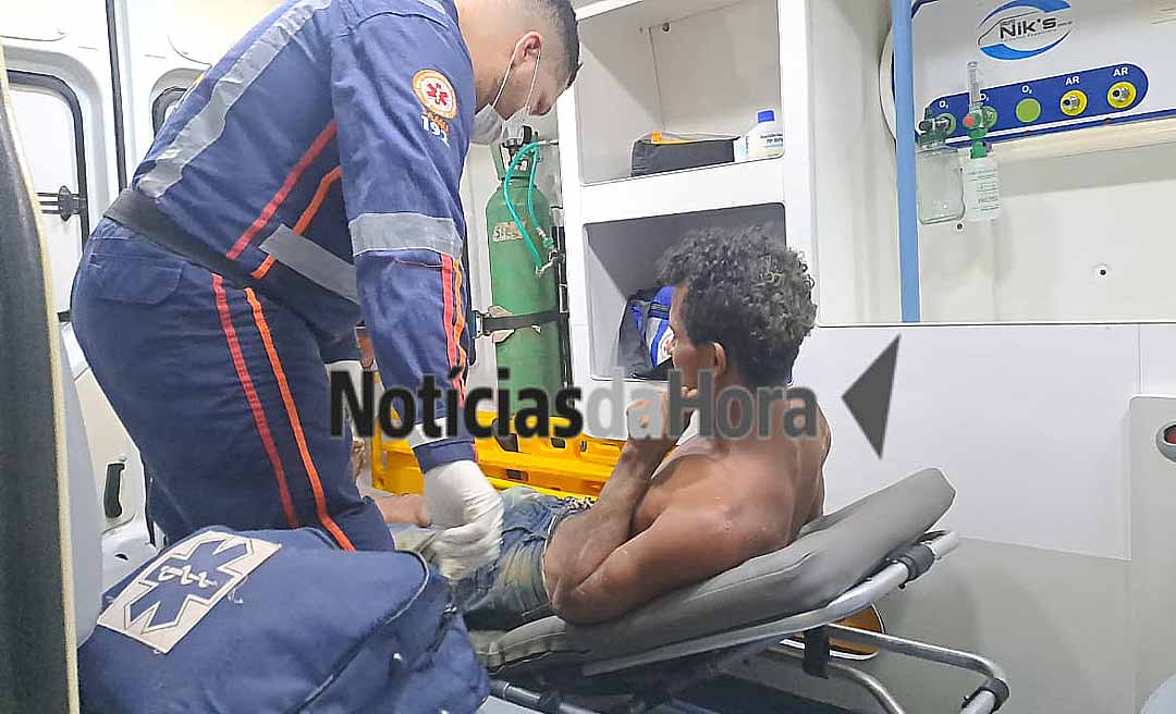 Jovem ferido a facadas pede ajuda no IML após ser atacado por amigo em Rio Branco