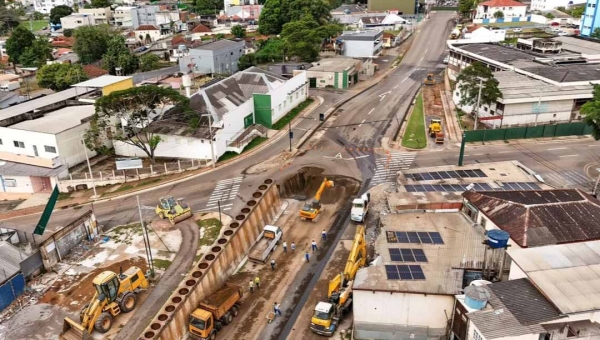 Obras do Complexo Viário da Ceará avançam e primeira fase será liberada em março, anuncia governador durante visita