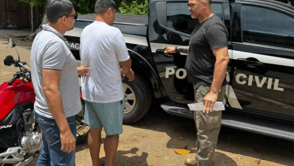 Foragido da Justiça é preso em Xapuri por golpes envolvendo falsa venda de internet na zona rural