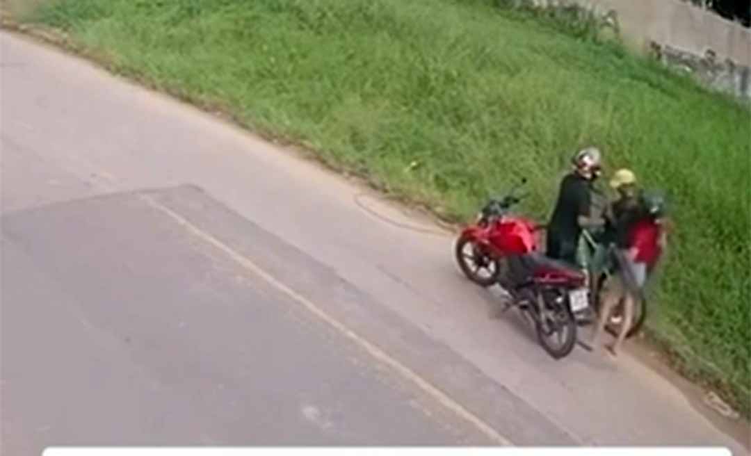 Entregador de iFood é rendido e tem celular levado em assalto filmado em Rio Branco