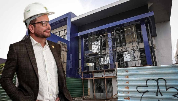 Governador acompanha ajustes finais da reforma do prédio da Sefaz, orçada em mais de R$ 6,5 milhões