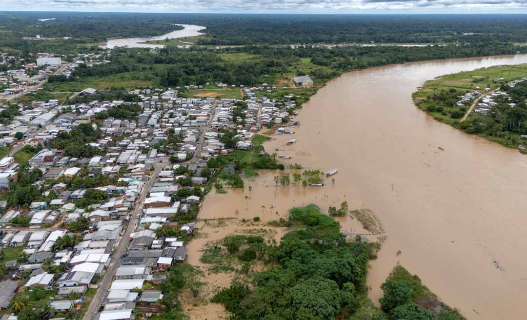 Governo monitora elevação do Rio Juruá após atingir cota de alerta em Cruzeiro do Sul