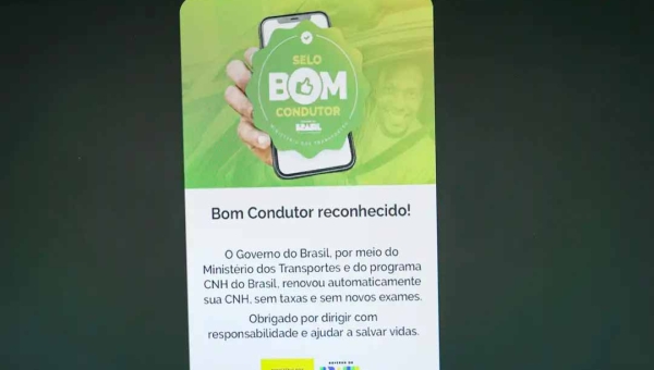 Renovação automática de Carteira Nacional de Habilitação beneficia 300 mil na primeira semana