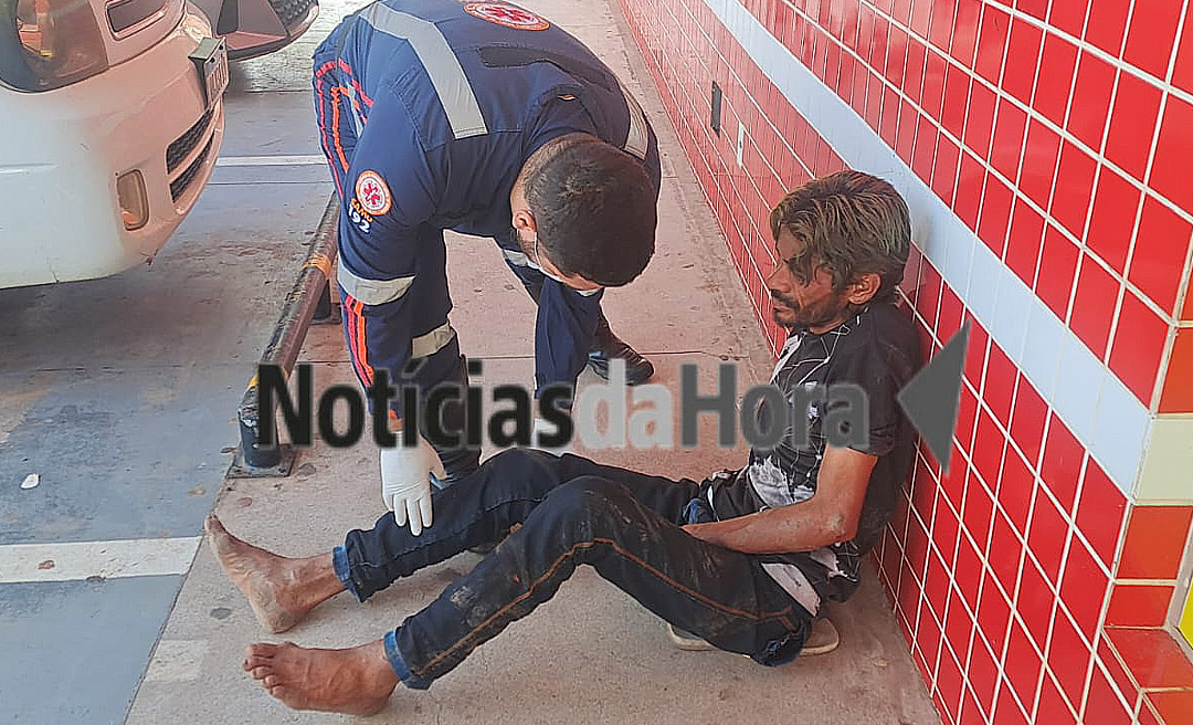 Homem em situação de rua é brutalmente espancado por membros de facção criminosa em Rio Branco