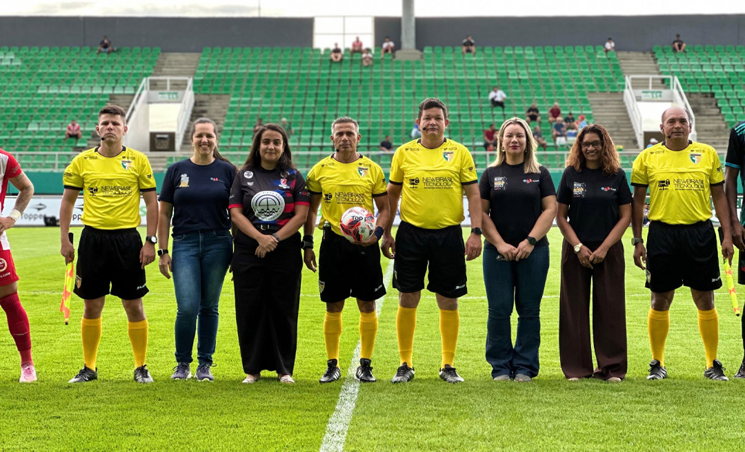 Campanha da OAB/AC “Elas Jogam Junto” ocorre durante jogo na Arena da Floresta