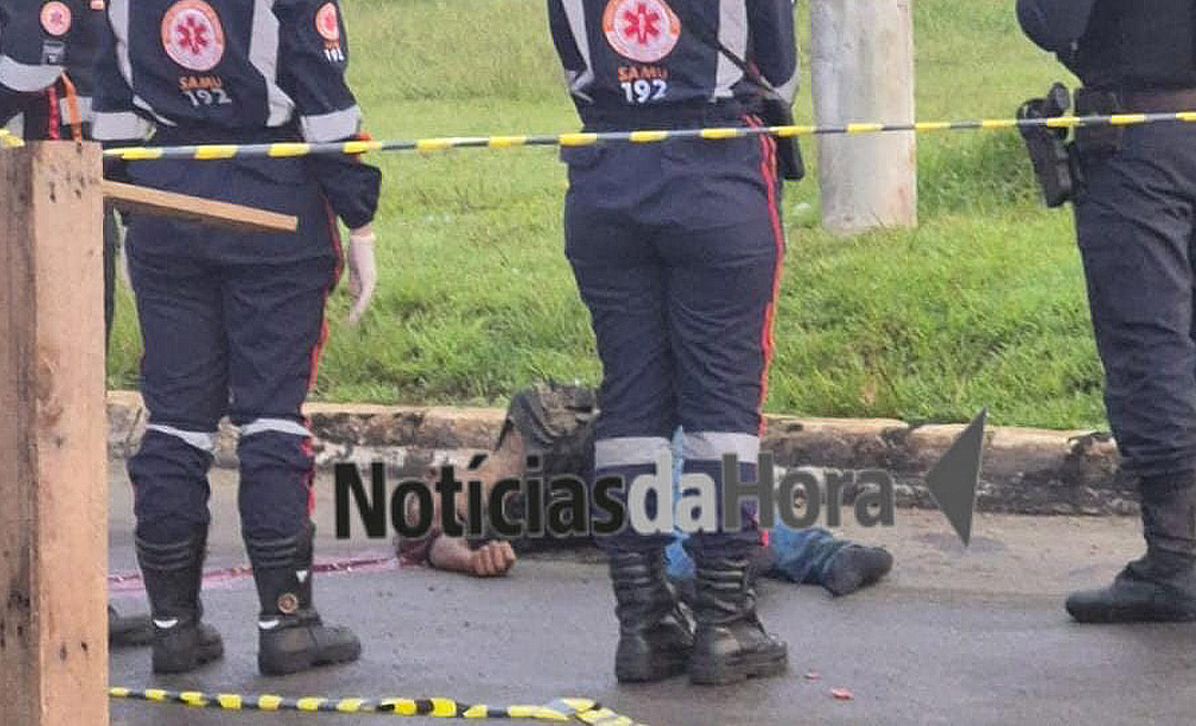 Motociclista em alta velocidade colide contra rotatória, não resiste aos ferimentos e morre em Rio Branco